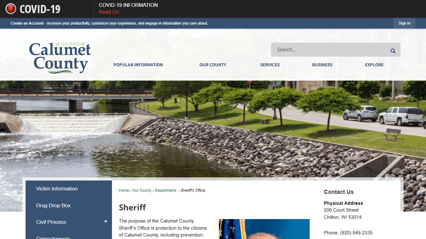 Sheriff | Calumet County, WI - Official Website